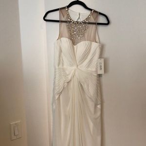 Custom David Bridal Ivory Gown